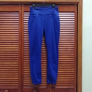 Royal blue stretch jeans